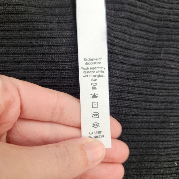 Lululemon Sit In Lotus Wrap II Merino Wool Cardigan Black Size 4 - Picture 4 of 10